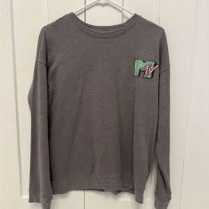 Old Navy Gray Crew Neck Sweatshirt